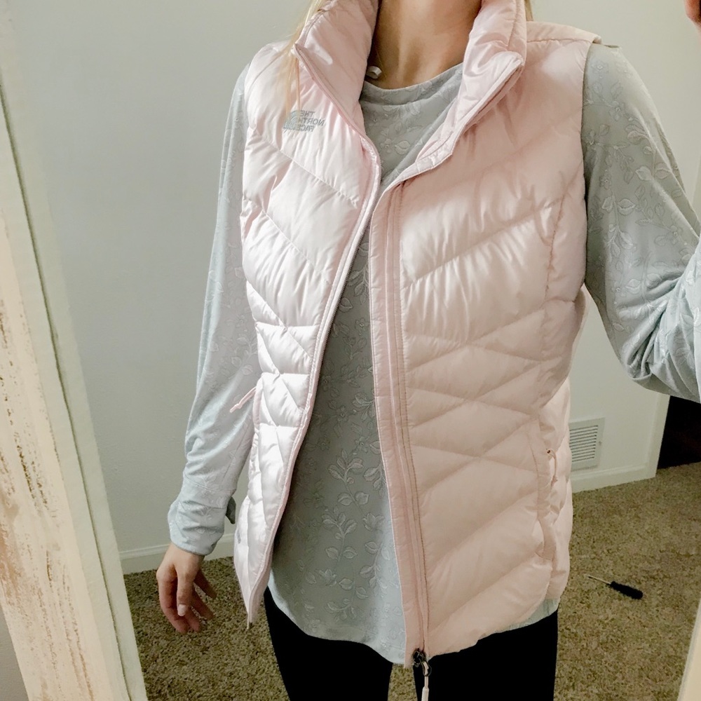 Light Pink North Face Vest